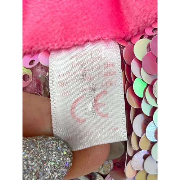 Ty Flippables Pinky Flamingo Beanie Babies Plush Toy Stuffed Animal Beanbag Kids - Picture 6 of 16